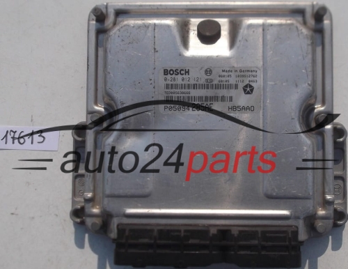 KOMPUTER STEROWNIK SILNIKA CHRYSLER VOYAGER 2.8 CRD BOSCH 0 281 012 999, 0281012999, P05094800AC