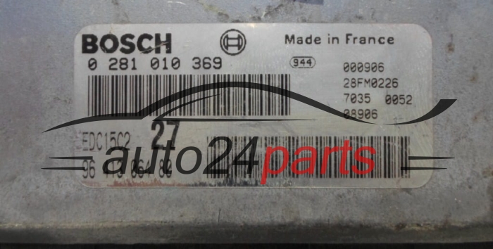 MOTORSTEUERGERÄT ECU STEUERGERÄT  CITROEN 2.0 HDI 96 413 064 80