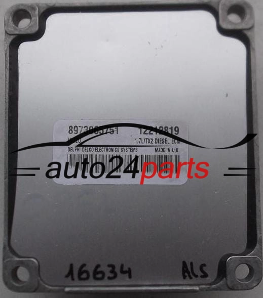 MOTORSTEUERGERÄT ECU STEUERGERÄT OPEL ASTRA 1.7 DTI Y17DT DELPHI DELCO 12212819 ISUZU 8973065751