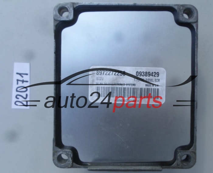 KOMPUTER STEROWNIK SILNIKA OPEL CORSA COMBO 1.7 DI DT DTI Y17DT Y17DTL DELPHI DELCO 09389429, ISUZU 8972272258