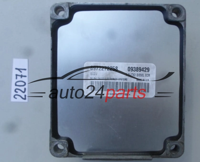KOMPUTER STEROWNIK SILNIKA OPEL CORSA COMBO 1.7 DI DT DTI Y17DT Y17DTL DELPHI DELCO 09389429, ISUZU 8972272258