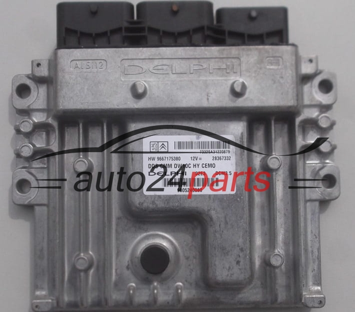 ECU ENGINE CONTROLLER CITROEN PEUGEOT 2.0 HDI DELPHI 28367332, 9667175380, DCM3.5 