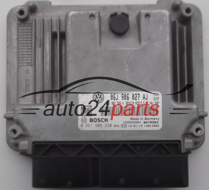 ECU CENTRALITA DE MOTOR  VOLKSWAGEN NEW BEETLE 2.0 TFSI BOSCH 0 261 S06 220, 06J 906 027 AJ