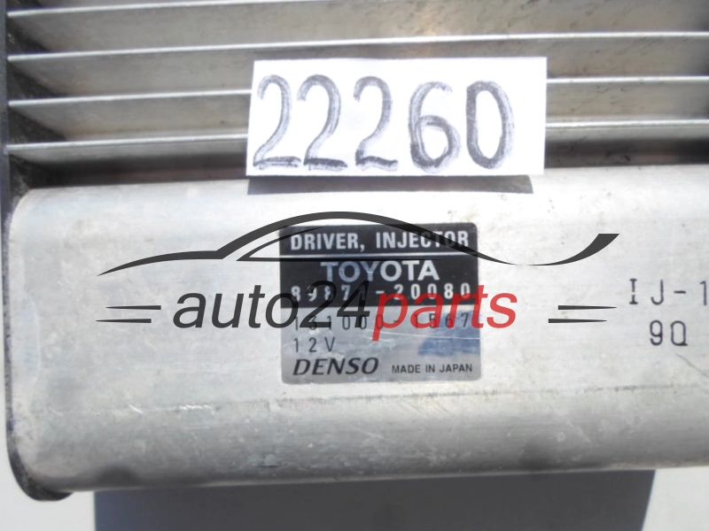 CALCULATEUR MOTEUR TOYOTA AVENSIS RAV-4 2.2 D4D DENSO 131000-1567, 1310001567, 89871-20080, 8987120080