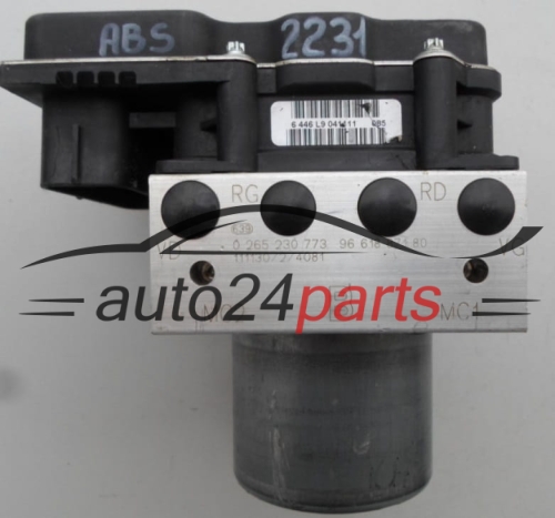 BOMBA HIDRAULICA Y CENTRALITA ABS CITROEN PEUGEOT 2.0 HDI BOSCH 0 265 230 773,  96 618 871 80