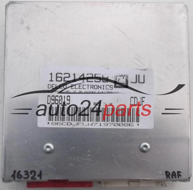 CENTRALINA MOTORE OPEL ASTRA 1.6 X16XE DELCO 16214259 JU, 16214259JU, D96019, CDJF, BZKY, CKYH