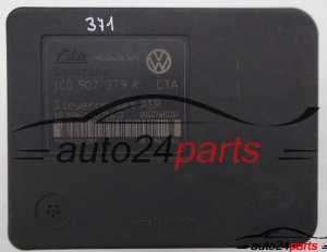 ABS HYDRAULIK-AGGREGAT MIT STEUERGERAET AUDI VOLKSWAGEN SEAT SKODA 1J0 614 417 D, 1J0614417D, ATE 10.0206-0038.4, 10020600384, 1C0 907 379 K, 1C0907379K, ATE 10.0960-0316.3