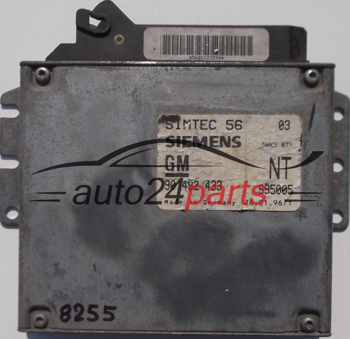 MOTORSTEUERGERÄT ECU STEUERGERAT OPEL OMEGA SIEMENS 5WK9 071, 5WK9071, GM 90 492 433 NT, 90492433NT, 90492433, SIMTEC 56