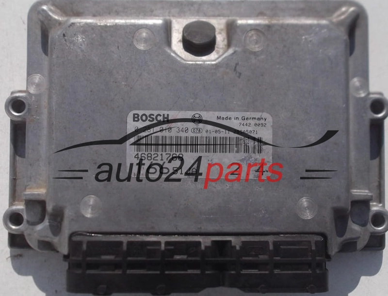 Μονάδα Ελέγχου Κινητήρα FIAT ALFA ROMEO BOSCH 0 281 010 340,  46821768, 16651JA