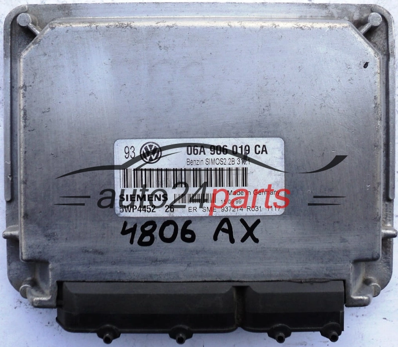 Μονάδα Ελέγχου Κινητήρα VOLKSWAGE GOLF 1.6 16V SIEMENS 5WP4452 26