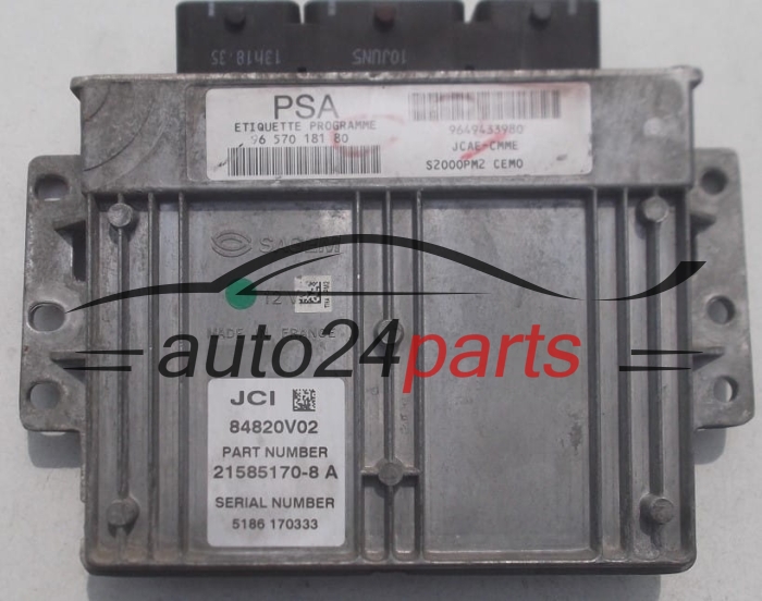 CITROEN C2 C3 1.4 Sagem 21585170-8 A