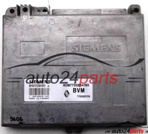 CALCULATEUR MOTEUR RENAULT CLIO 1.2, SIEMENS S101729101 C, S101729101C, HOM7700854160, 7700854160