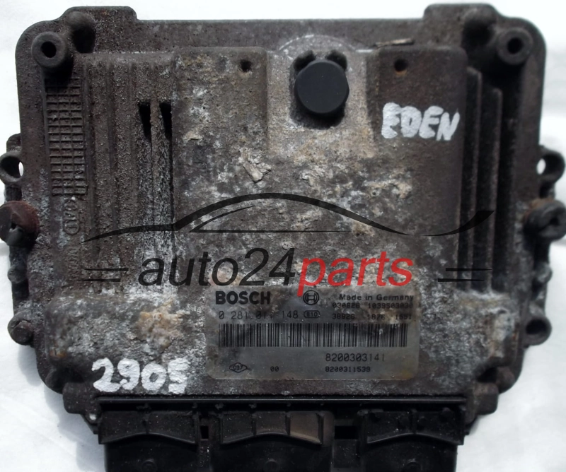 CENTRALINA DO MOTORE RENAULT LAGUNA 1.9 DCI BOSCH 0 281 011 148, 0281011148, 8200303141, 8200311539