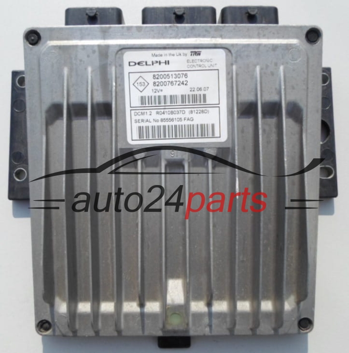 CALCULATEUR MOTEUR RENAULT CLIO 1.5 DCI Delphi R0410B037D, 8200513076, 8200767242