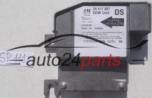 STEROWNIK MODUL PODUSZEK POWIETRZNYCH OPEL CORSA C 24417007 DS, 24 417 007 DS, 342853160, 9196345, 6237134, 62 37 134
