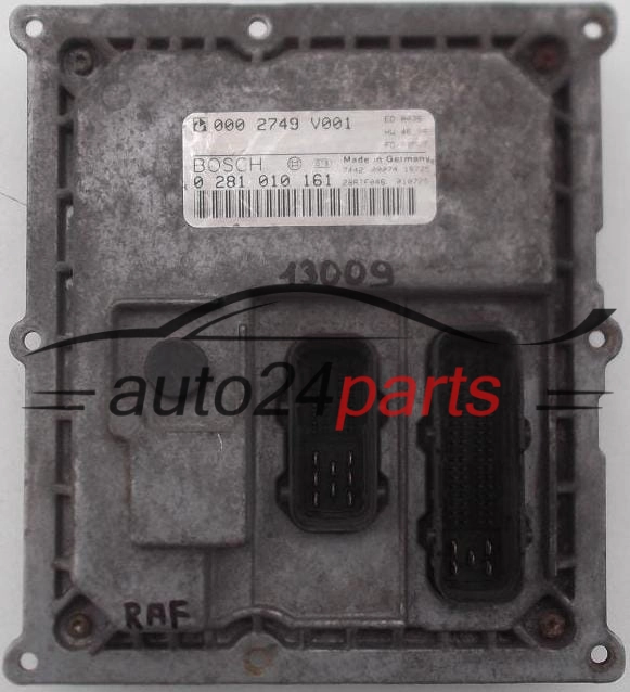 Μονάδα Ελέγχου Κινητήρα SMART 0.8 CDI BOSCH 0 281 010 161, 0281010161, 000 2749 V001, 0002749V001, 28RTF097