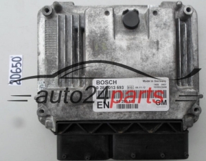KOMPUTER STEROWNIK SILNIKA OPEL ASTRA ZAFIRA 1.9 CDTI BOSCH 0 281 013 593, 0281013593, GM 55 205 621 EN, 55205621EN, 55205621- 3710,  20650