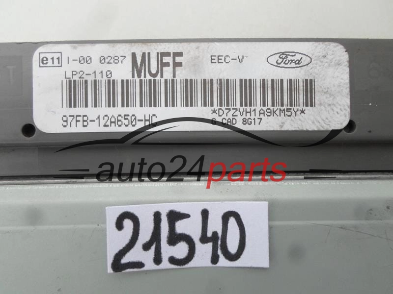  FORD PUMA 1.7 16V, 97FB-12A650-HC, 97FB12A650HC, MUFF 