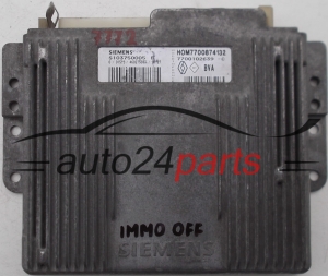 ECU ENGINE CONTROLLER RENAULT LAGUNA, S103750005 B, S103750005B, HOM7700874132, 7700102639