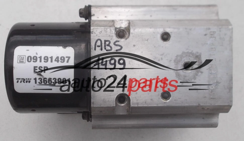 ABS CENTRALINA POMPA  VECTRA C SIGNUM GM 09191497, TRW 13663901, 13509201M, 13663901, 54084696A