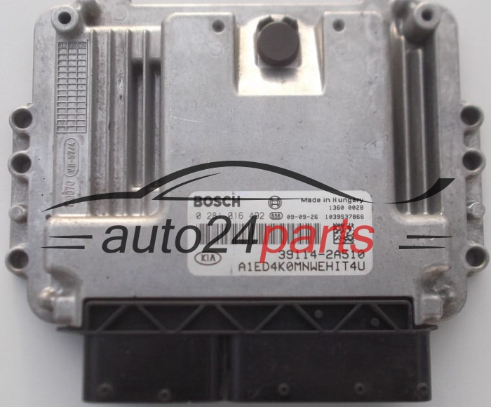 ECU CENTRALITA DE MOTOR  KIA CEED 1.6 CRDI BOSCH 0 281 016 492,  39114-2A510