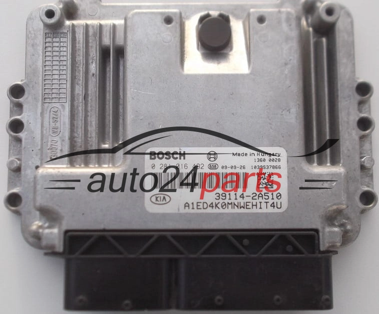 ECU CENTRALITA DE MOTOR  KIA CEED 1.6 CRDI BOSCH 0 281 016 492,  39114-2A510