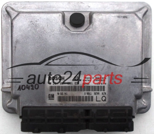 KOMPUTER STEROWNIK SILNIKA OPEL OMEGA B 2.0 DTI, BOSCH 0 281 001 636, 0281001636, 90 565 941, 90565941