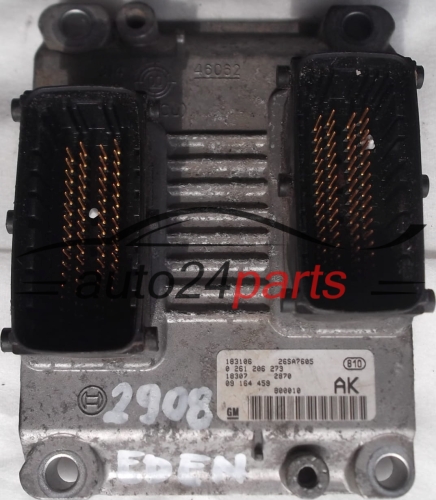  ECU ENGINE CONTROLLER OPEL CHEVROLET HOLDEN VAUXHALL AGILA 1.0 Z10XE