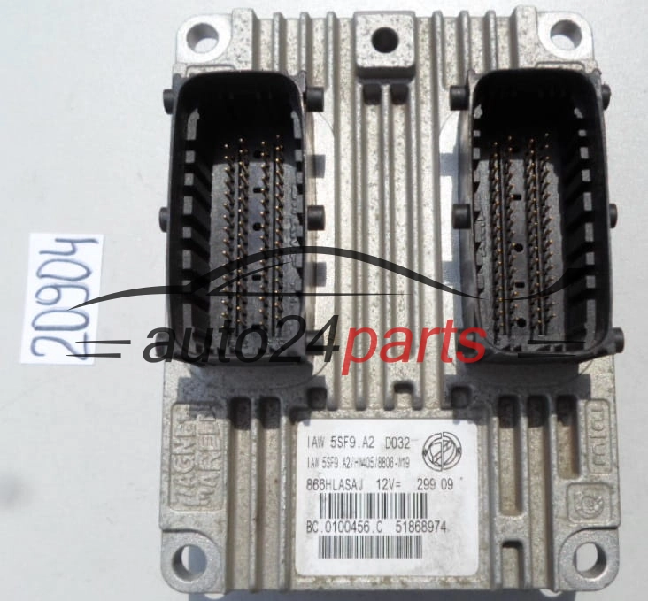 Μονάδα Ελέγχου Κινητήρα FIAT GRANDE PUNTO 1.4 IAW 5SF9.A2, IAW5SF9A2, 51868974 