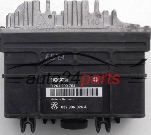CALCULATEUR MOTEUR VW VOLKSWAGEN GOLF 1.4 BOSCH 0 261 200 764, 0261200764, 032 906 026 A, 032906026A
