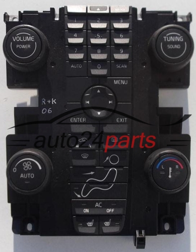 RADIO CD PANEL DE CONTROL CLIMATRONIC VOLVO V50 S40 30739249 / C6W29T-3