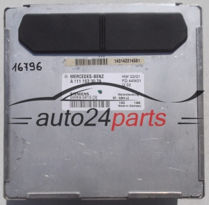 MOTORSTEUERGERÄT ECU STEUERGERAT MERCEDES W210 E200 SIEMENS 5WK9 0415(3) 5WK90415, A 111 153 30 79, 1111533079, A1111533079, SIM4 LE