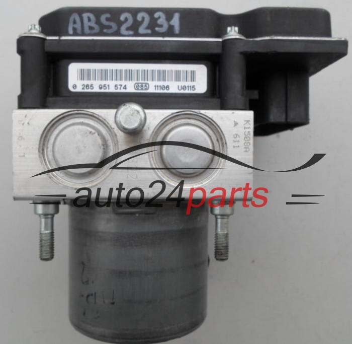 POMPE HYDRAULIQUE ET CALCULATEUR d'ABS CITROEN PEUGEOT  0 265 951 574