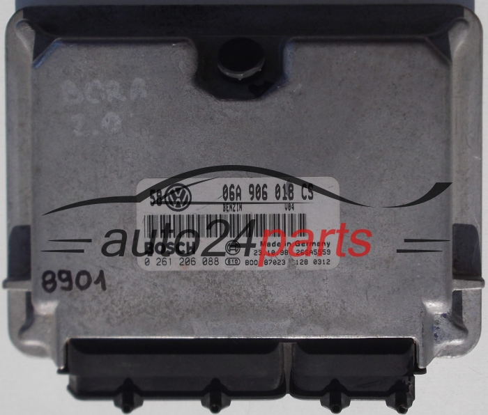 MOTORSTEUERGERÄT ECU STEUERGERÄT VW VOLKSWAGEN GOLF BORA 2.0 06A906018CS, 06A 906 018 CS, BOSCH 0261206088, 0 261 206 088 