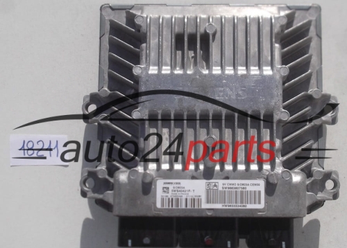 KOMPUTER STEROWNIK SILNIKA CITROEN PEUGEOT 1.6 HDI 5WS40421F-T, 5WS40421FT, SW9663607580, HW9655534080, SID803A