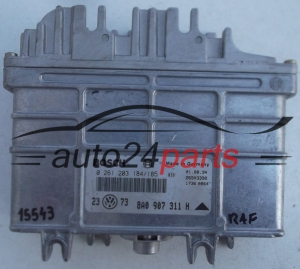KOMPUTER STEROWNIK SILNIKA VW VOLKSWAGEN GOLF 1.8 BOSCH 0 261 203 184/185, 0261203184, 0261203185, 8A0 907 311 H, 8A0907311H