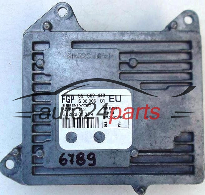 CENTRALINA DO MOTORE OPEL VECTRA SIGNUM ZAFIRA 2.2 SIEMENS VDO 5WK9 1112