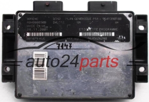 ECU ENGINE CONTROLLER CITROEN PEUGEOT 1.9 D LUCAS R04080030B, PSA 9641390180, SOFT 9645626280, DCN2, DWLC12