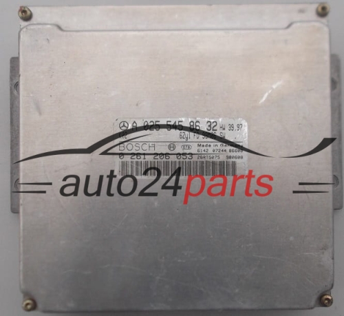 MOTORSTEUERGERÄT ECU STEUERGERAT MERCEDES W211 E320 A0255458632, 0255458632, A 025 545 86 32 BOSCH 0261206053, 0 261 206 053 