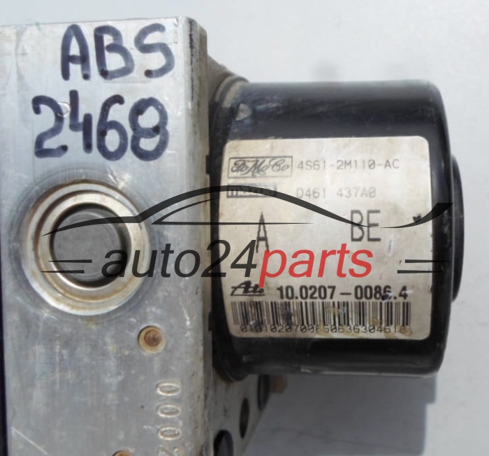 ABS POMPA I STEROWNIK FORD FIESTA FUSION FoMoCo 4S61-2M110-AC, 4S612M110AC, ATE 10.0207-0086.4, 10020700864, 10.0970-0121.3, 10097001213