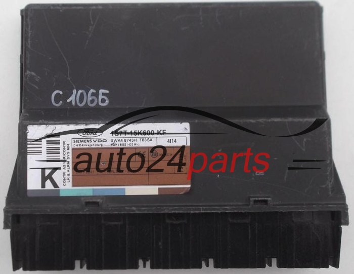 CENTRALKA MODUL STEROWNIK KOMFORTU FORD FOCUS SIEMENS 5WK4 8743H