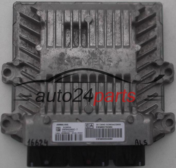 Μονάδα Ελέγχου Κινητήρα PEUGEOT 407, CITROEN C4 2.0 HDI, SIEMENS VDO 5WS40265C-T