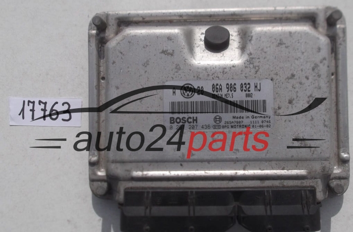 Μονάδα Ελέγχου Κινητήρα AUDI SEAT SKODA VOLKSWAGEN 1.8 T BOSCH 0 261 207 436
