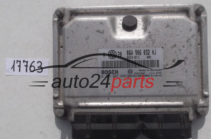 Μονάδα Ελέγχου Κινητήρα AUDI SEAT SKODA VOLKSWAGEN 1.8 T BOSCH 0 261 207 436
