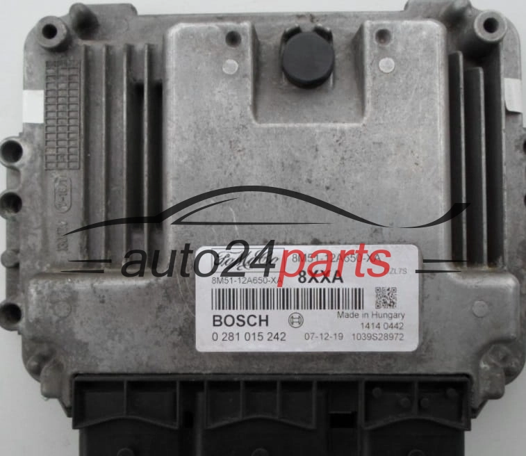 FORD FOCUS 1.6 TDCI BOSCH 0 281 015 242, 0281015242, FoMoCo 8M51-12A650-XA, 8M5112A650XA, 8XXA