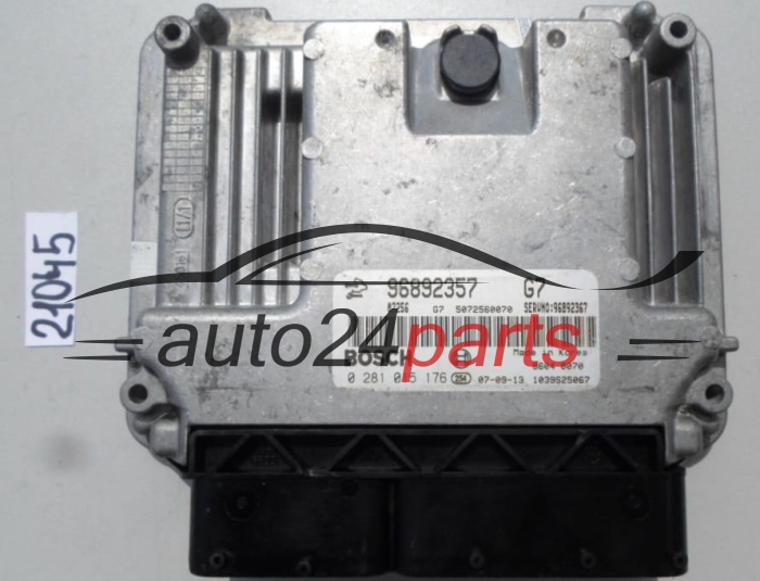 Μονάδα Ελέγχου Κινητήρα OPEL CHEVROLET 2.0 VCDI BOSCH 0 281 015 176, 0281015176, 96892357 