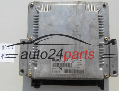 KOMPUTER STEROWNIK SILNIKA PEUGEOT 2.0 HDI BOSCH 0 281 001 978, 0281001978, 96 351 572 80, 9635157280