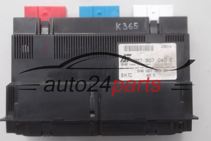 HEATING AND AIR CONDITIONING CONTROL PANEL SWITCH CLIMATRONIC VW VOLKSWAGEN SEAT 7M7 907 040 E, 7M7907040E, 5HB007963-30, 5HB00796330