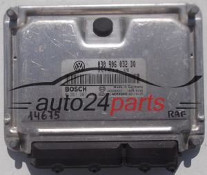 KOMPUTER STEROWNIK SILNIKA VW VOLKSWAGEN LUPO 1.4, BOSCH 0 261 207 681, 0261207681, 030 906 032 DQ, 030906032DQ, ME7.5.10 - 