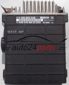 MOTORSTEUERGERÄT ECU STEUERGERAT MERCEDES BOSCH 0 280 800 346, 0280800346, 008 45 98 32, 0085459832 
